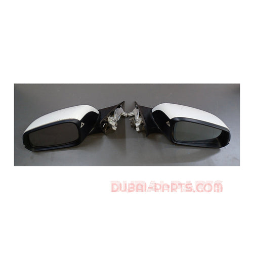 BMW F30 320I 2014 Side Mirror Left and Right Pair White Color Foldable Type with signal light and Radar system Genuine Product used