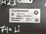 Load image into Gallery viewer, BMW 740Li N54 F02 2010 ENGINE CONTROL ECU UNIT SET DME MSD87.2 7613170
