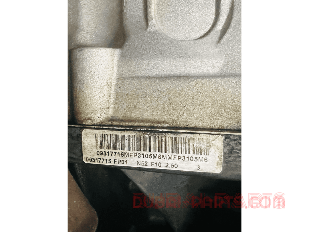 BMW 523i N52N F10 2011 COMPLETE ENGINE WITH GEAR BOX