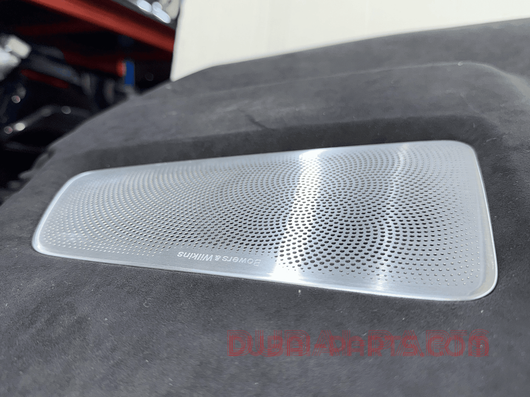 BMW Alcantara 8079851 8 G15 F92 M8 Storage Rack Bang Ulofsen Speaker Covers 2 Pcs With Speaker Harness In Clean Conditions