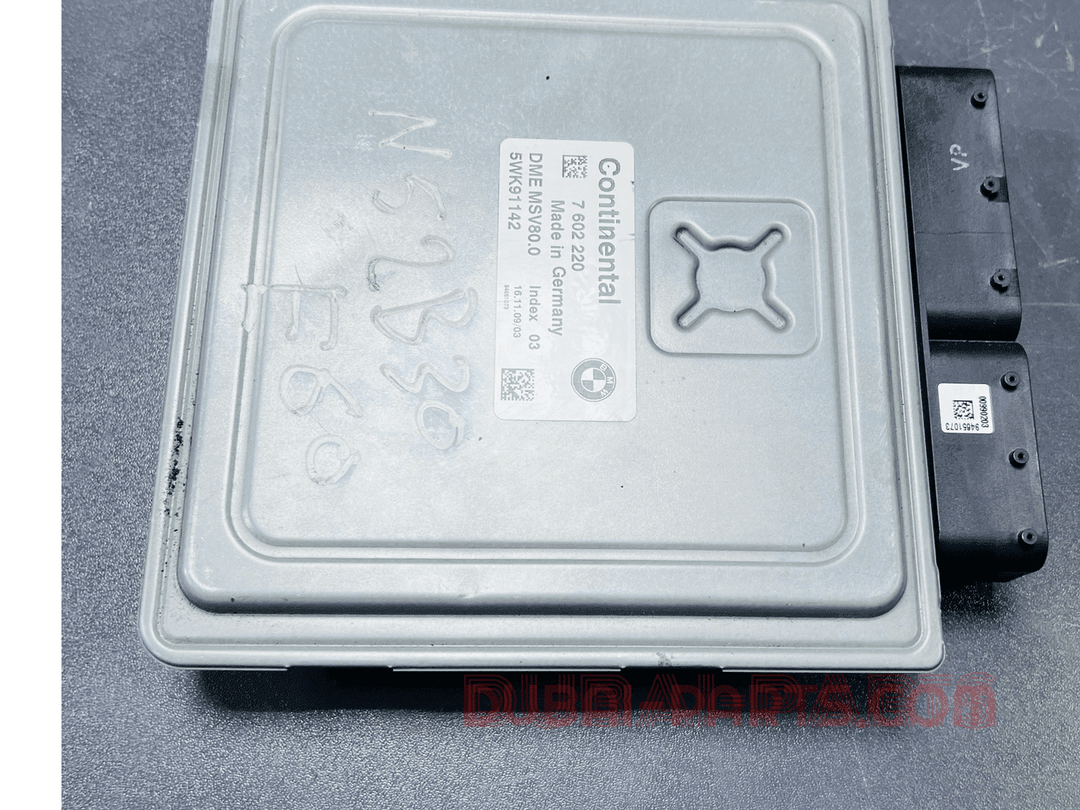 BMW 5 SERIES, X5 N52 ENGINE CONTROL ECU UNIT ECM DME MSV80.0 7602220