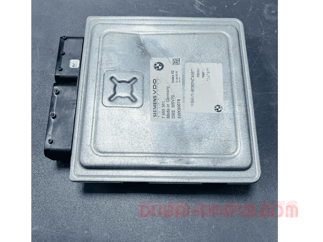 BMW 330i E90 2005 N52  ENGINE CONTROL ECU UNIT ECM DME MSV70 7555361