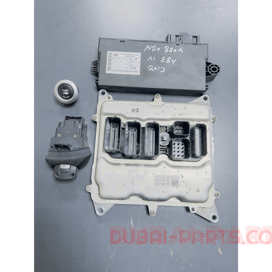BMW X1 E84 2013 N20B20A ENGINE CONTROL ECU UNIT KIT DME 8610678