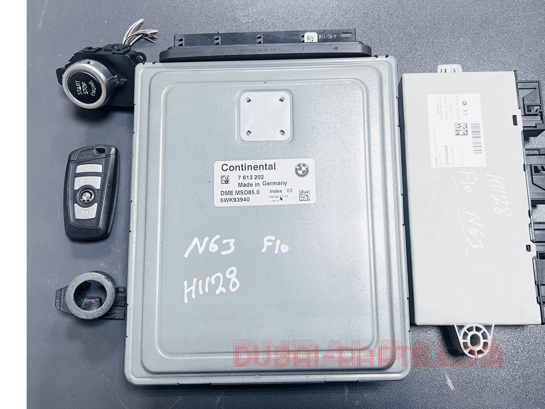 BMW 550i F10 2011 N63 ENGINE CONTROL UNIT ECU KIT DME MSD85.0 7613202