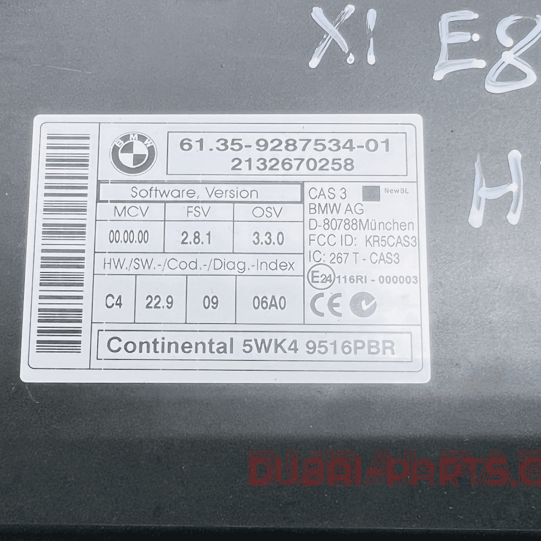 وحدة التحكم الإلكترونية لمحرك BMW X1 20i E84 موديل 2013 N20 (DME 8617569)