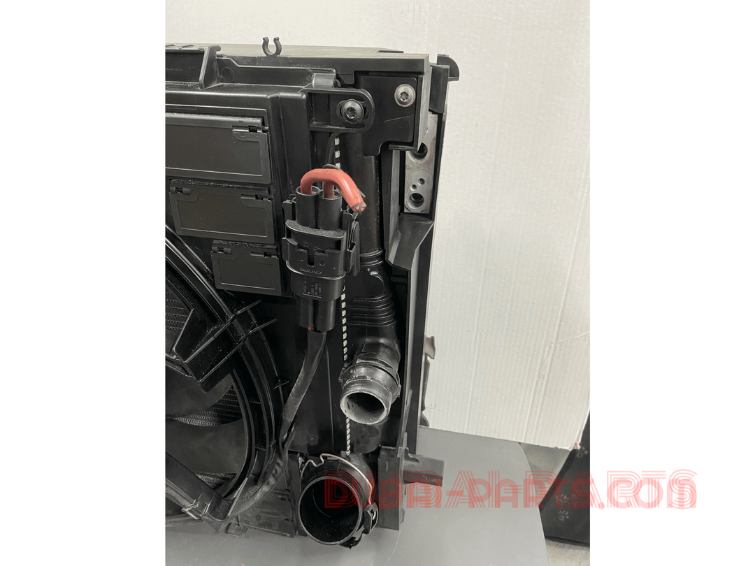 BMW F10 520 Radiator Condenser And Fan 7618759 Used Item