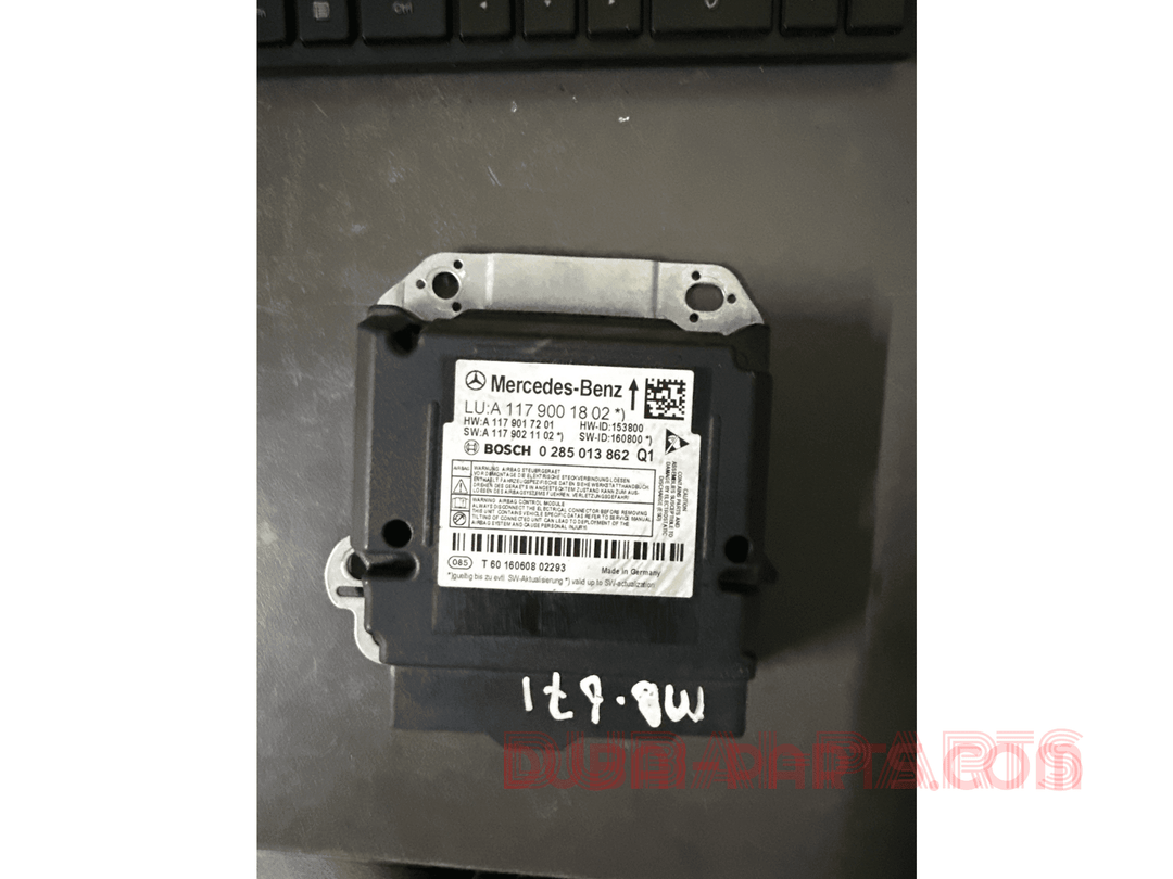 MERCEDES BENZ ACLASS W176 SRS AIR BAG RESTRAINT CONTROL MODULE  A1179001802