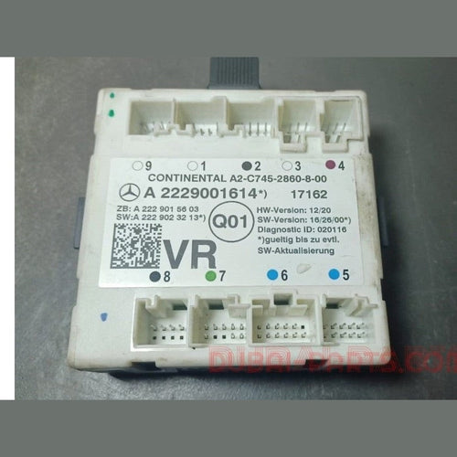 2014-2018 Mercedes-Benz W222 S-Class Front Right Side Door Control Module A222 900 16 14 OEM