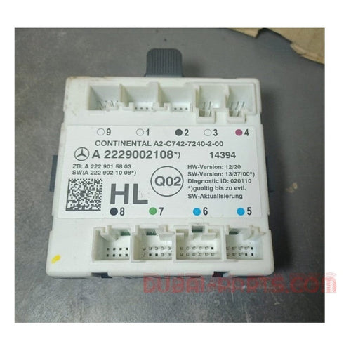 2014-2018 Mercedes-Benz W222 S-Class Rear Left Side Door Control Module A222 900 21 08