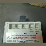 2014-2018 Mercedes-Benz W222 S-Class Rear Right Side Door Control Module A222 900 20 14 OEM