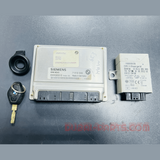 BMW 525i 2002 E39 M54 ENGINE CONTROL ECU UNIT KIT DME MS43 7519308
