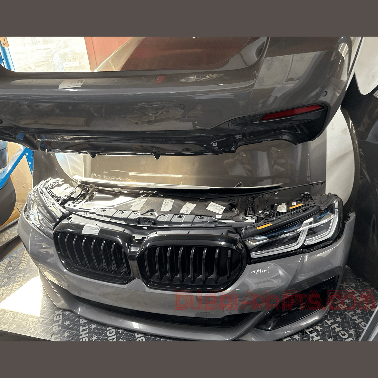Bmw G30 LCI 2022 Bodykit Laser Headlight M Sport 530xdrive Front Complete OEM Original Fenders Bonet Bumper Headlights Panel Airduct Radiator Pack Modules