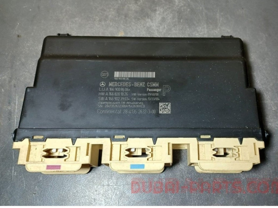 2013-2016 Mercedes-Benz W166 ML350 GL450 GLE Front Right Passenger Side Seat Control Module A166 900 86 06 OEM