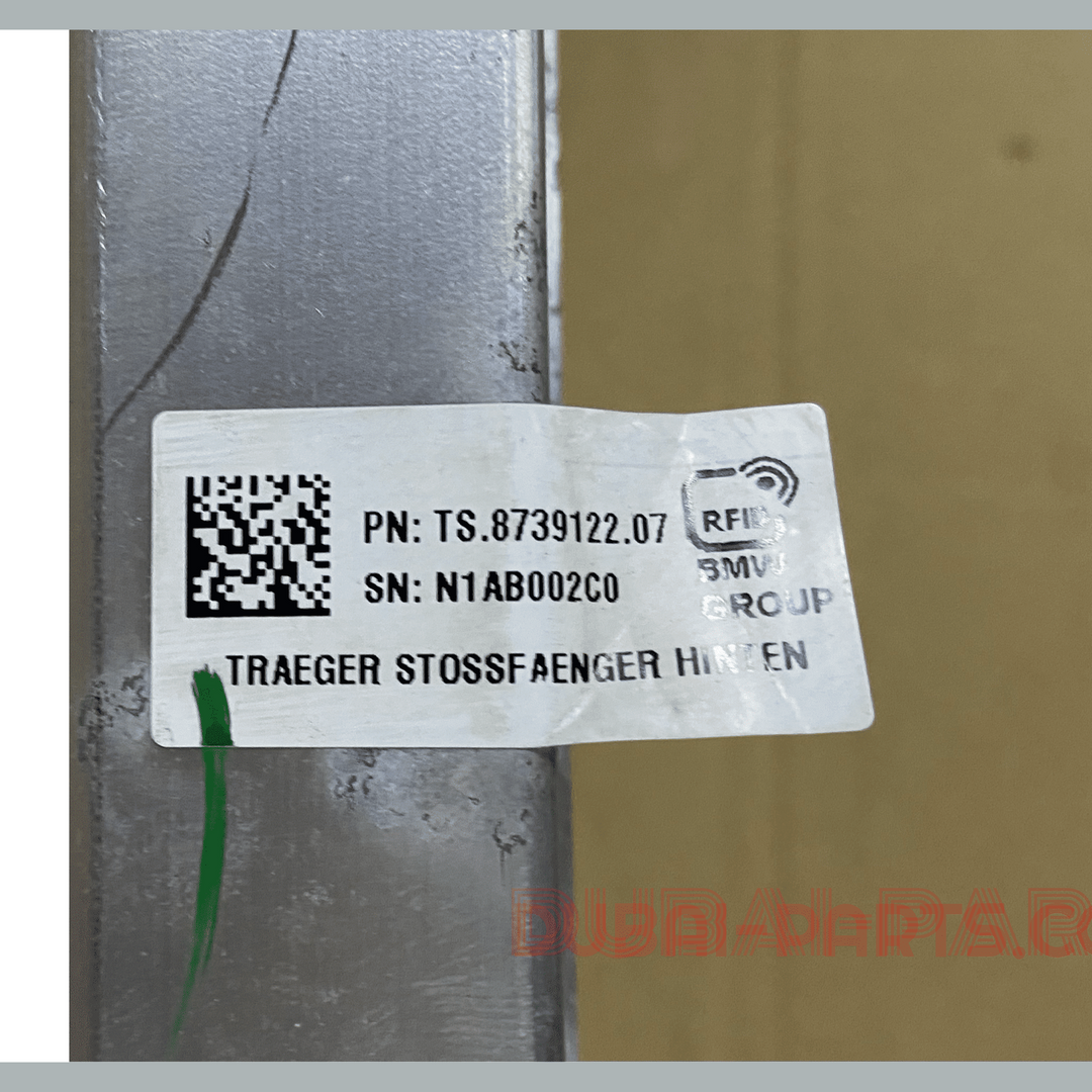 BMW U06 Rear Bumper Reinforcement 8739122 OEM Product Used
