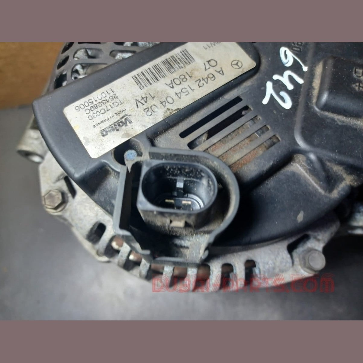 2006-2012 Mercedes-Benz W164 W166 W221 W211 180MP Diesel Alternator Generator A642 150 04 02 Engine 642
