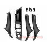 BMW F10 F11 Door Inner Handle Set 5 PC Black Color Aftermarket New Product