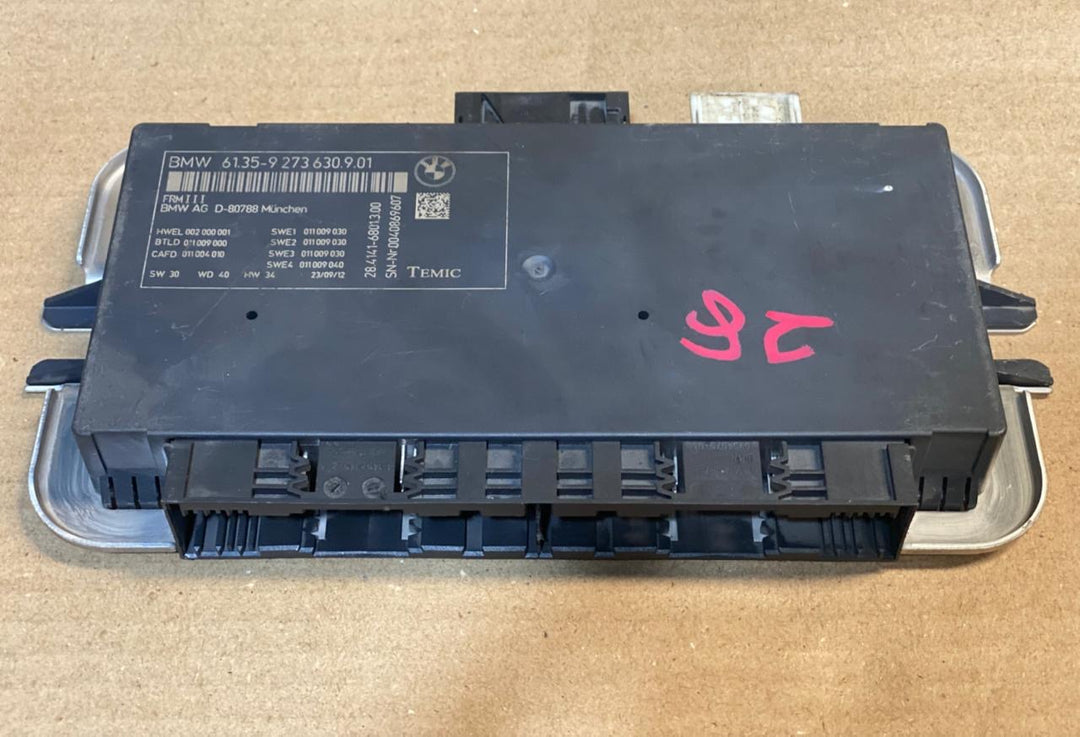 2011-2015 BMW 550i Footwell Light Control Module 9273630