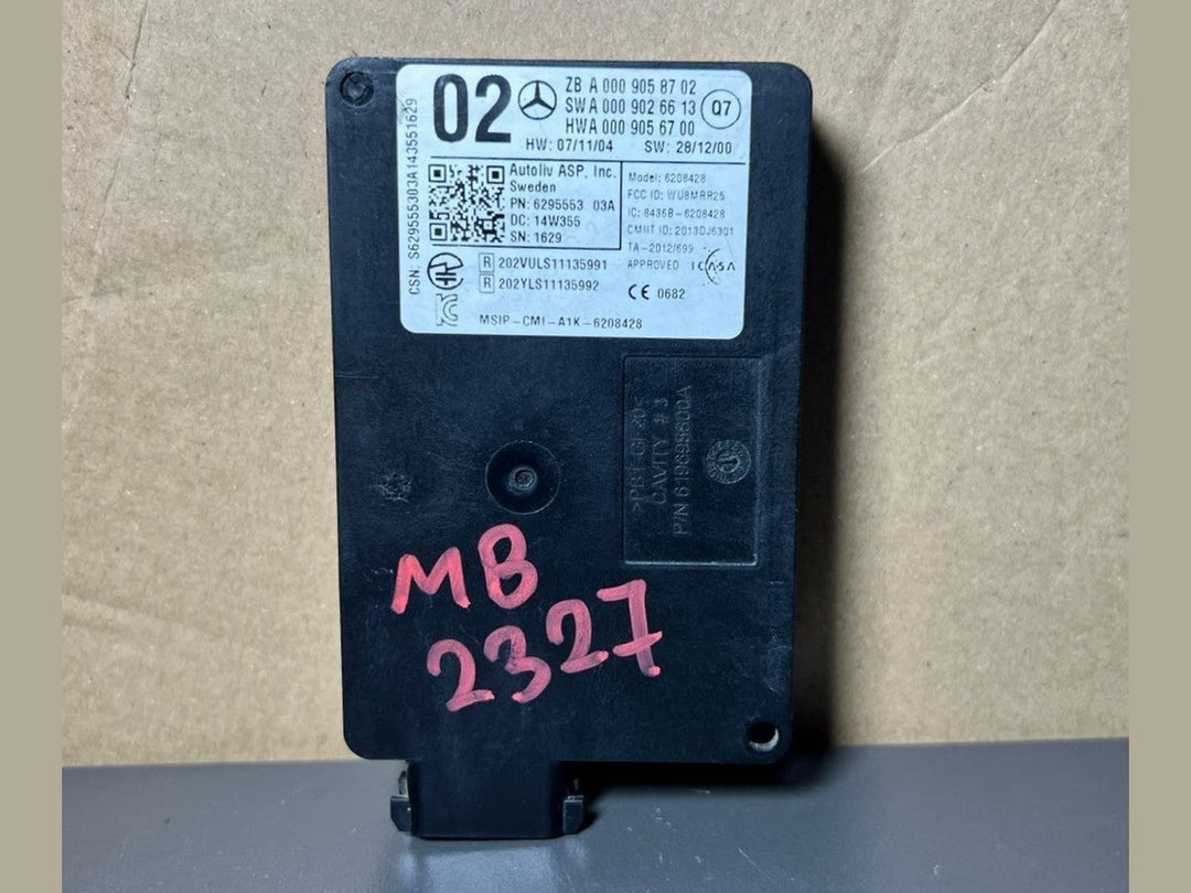 Mercedes W205 W222 Bumper Blind Spot Radar Distance Sensor Module A000 9058702