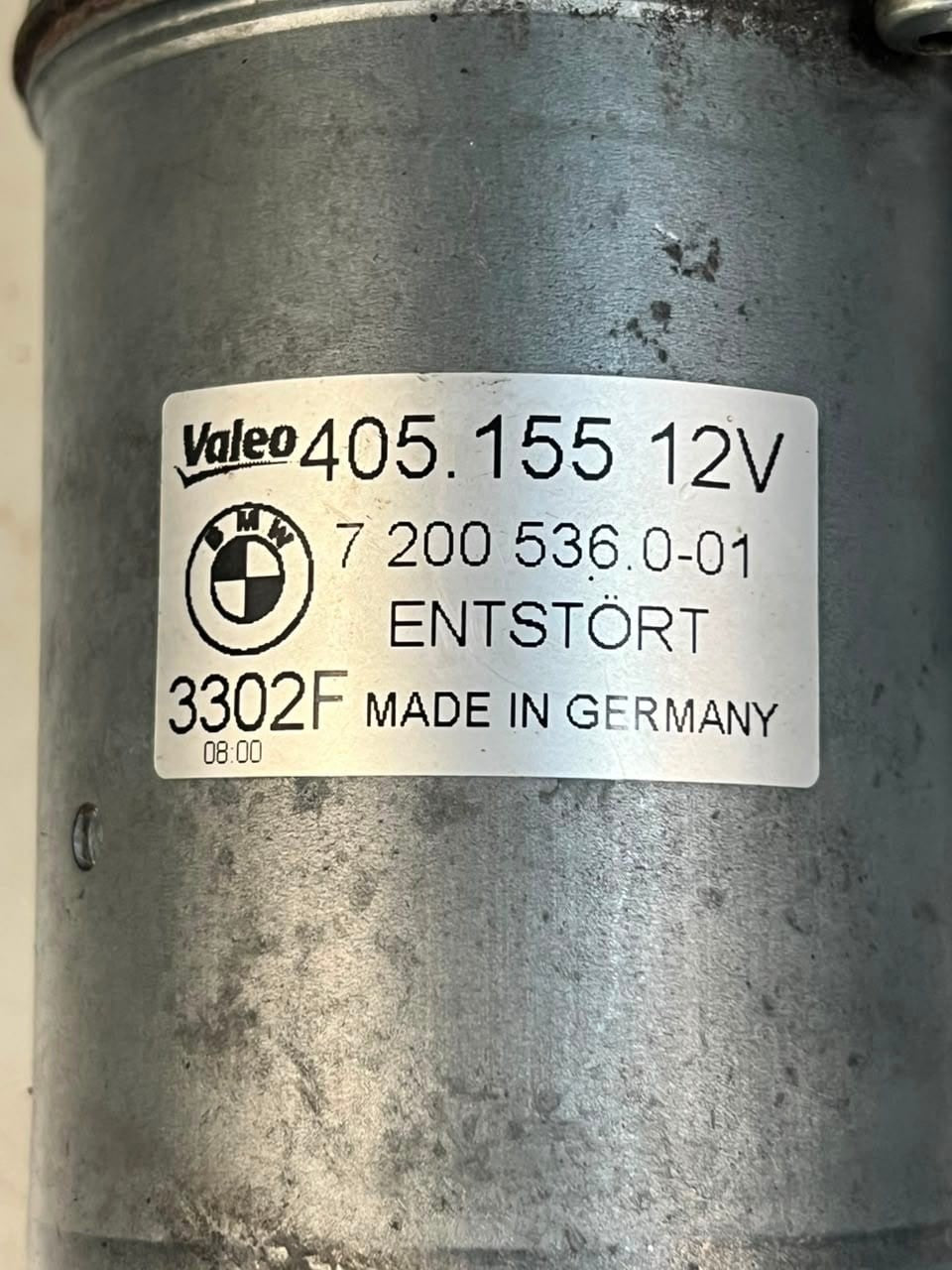 2006-2014 BMW X5 E70 Windshield Wiper Linkage MOTOR 7200536 OEM