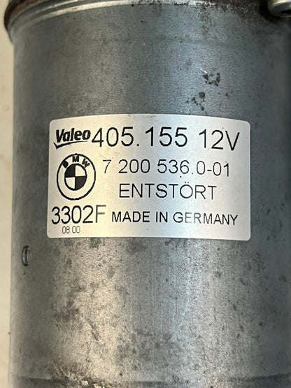 2006-2014 BMW X5 E70 Windshield Wiper Linkage MOTOR 7200536 OEM