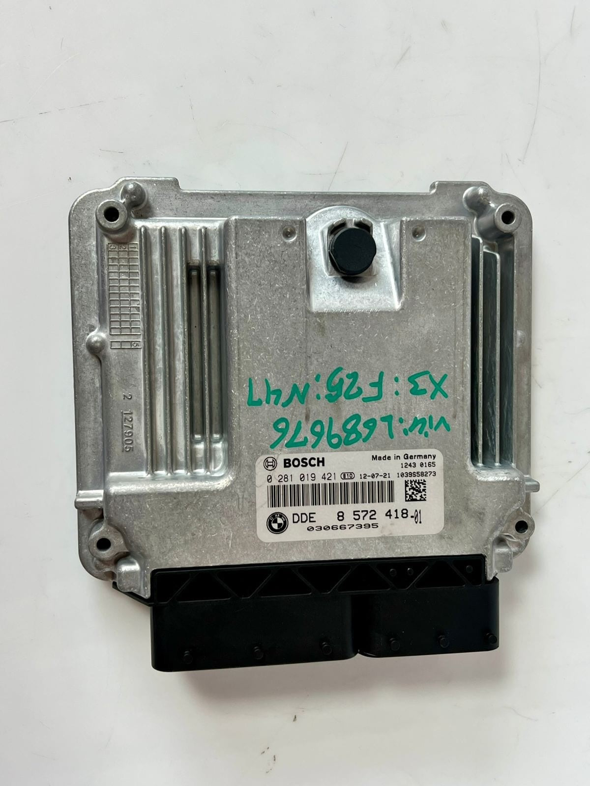 BMW X3 F25 Diesel 2.0dX N47N Engine ECUs Kit DDE 8572418 CAS +1 Key CAS4 Manual