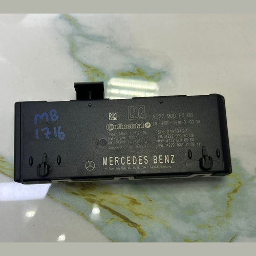 Genuine Mercedes-Benz W222 S-Class Trunk Lid Control Unit A 222 900 60 08