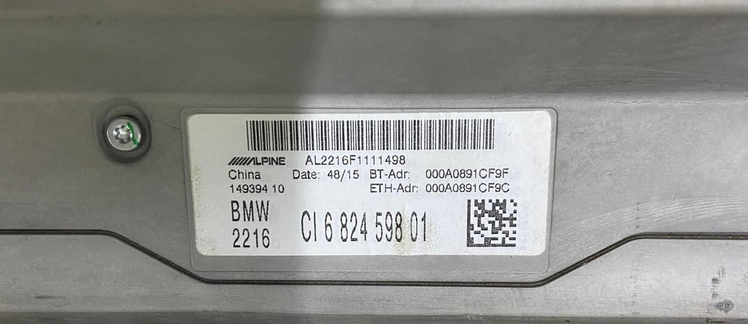 OEM BMW F20 F45 F30 G30 G31 F48 G01 G11 G12 Audio CD Head unit Sat Nav 6824598