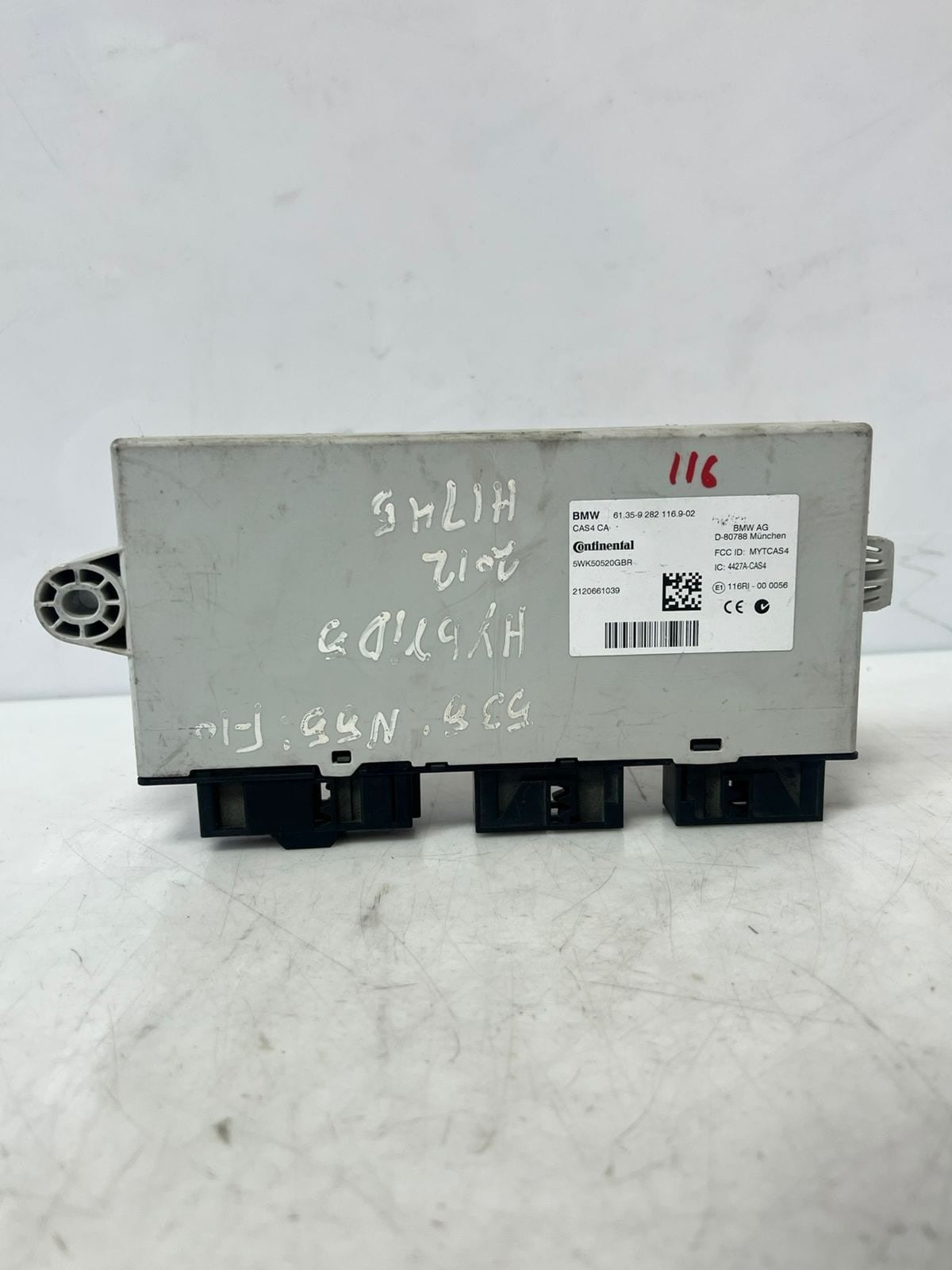 2012 BMW 535i F10 N55 HYBRID Remote Central Locking Control Module 9282116 OEM