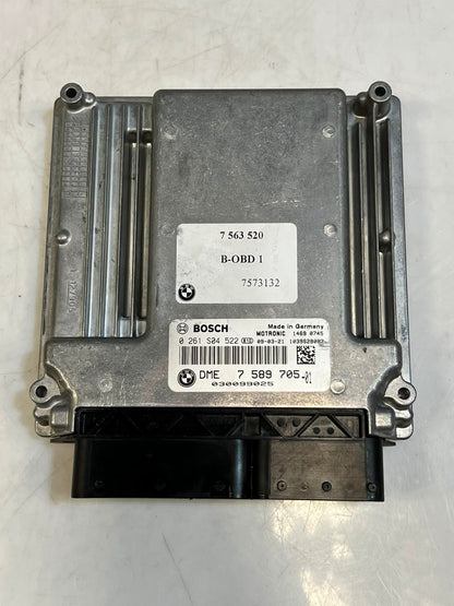 2009 BMW 3 Series E90 E92 E60 N46N Engine Control Unit ECU ONLY 7589705 OEM