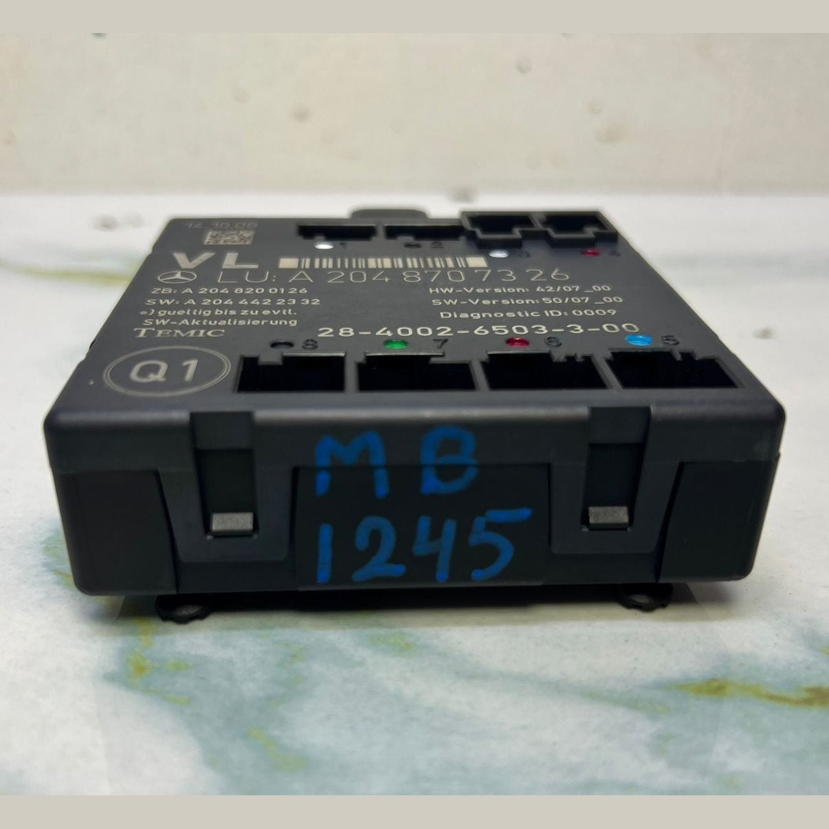 2008-2018 Mercedes-Benz C300 Door Control Module A2048707326 W204 C-Class and X2