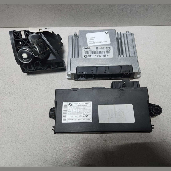 2006-2009 BMW X5 4.8I Engine Control Unit 7582306 N62N ECU SET RHD
