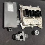 BMW Z4 X1 20i N20 E84 ENGINE CONTROL ECU Kit DME CAS3 + Key Manual - 8603576
