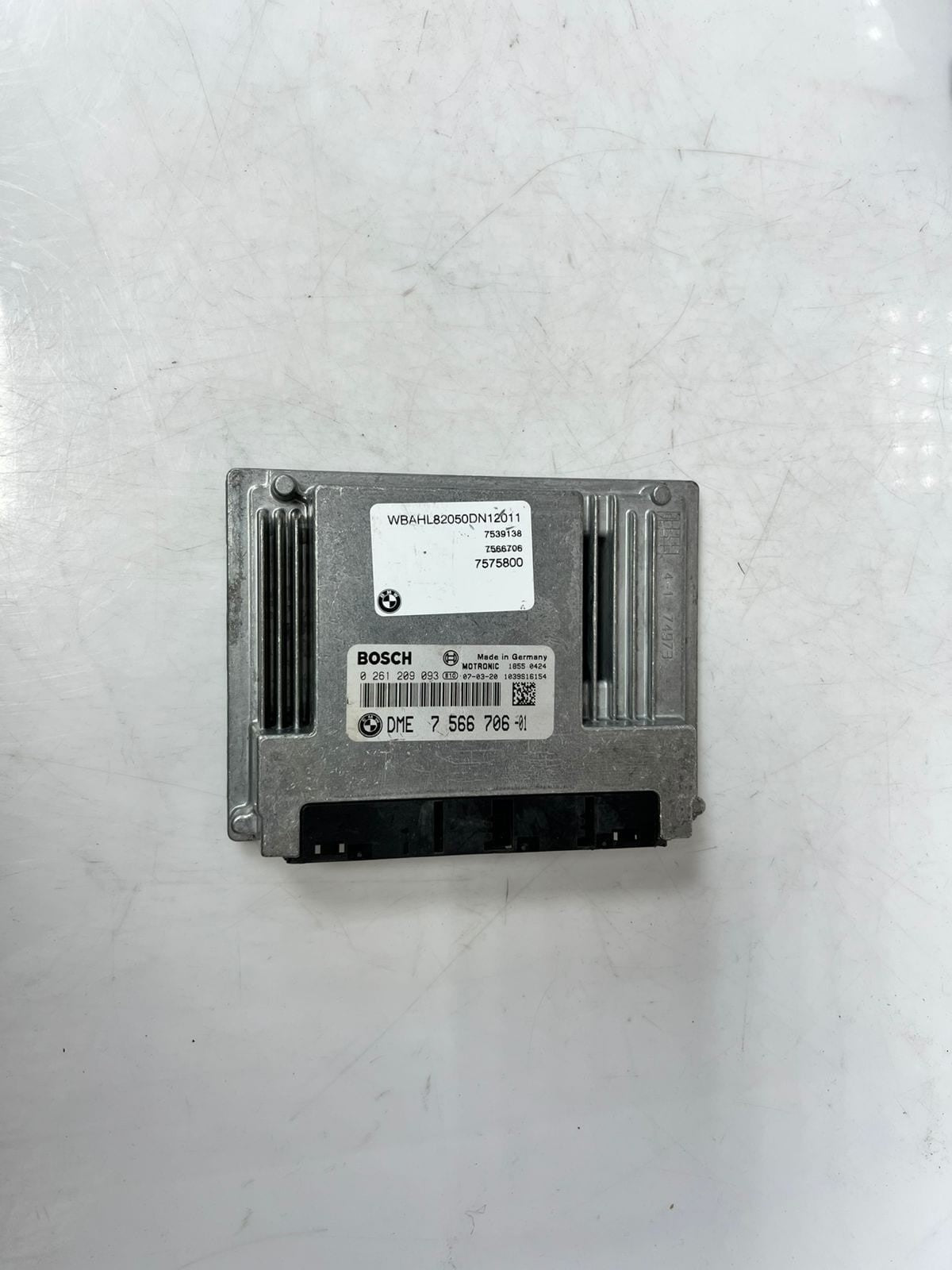 06-07 BMW N62 E66 550i E65 Engine Control Module ECU SET DME+CAS/ZAS RD 7566706