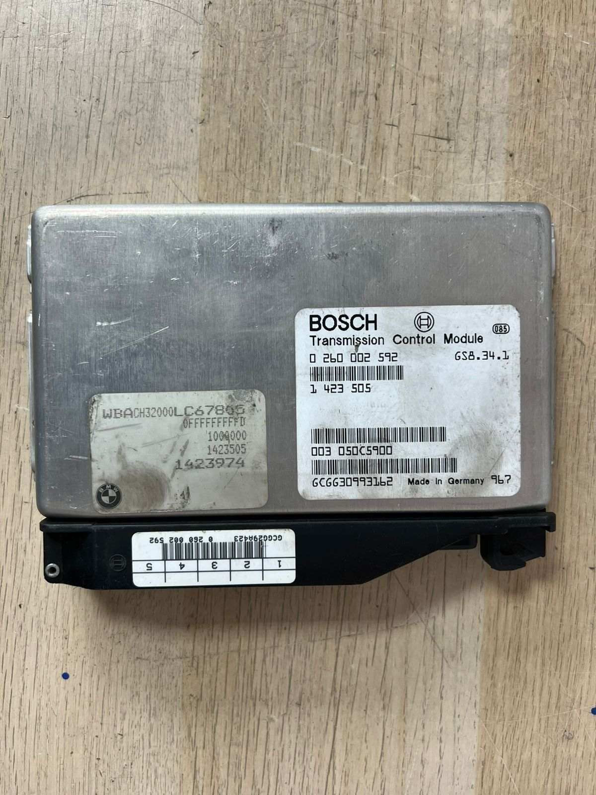 1999-2000 BMW 528i Transmission Control Module 1423505 E39 5 Series 528i 