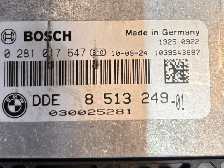 BMW X3 F25 DIESEL ENGINE CONTROL UNIT MODULE ONLY ECU  OEM - 8513249