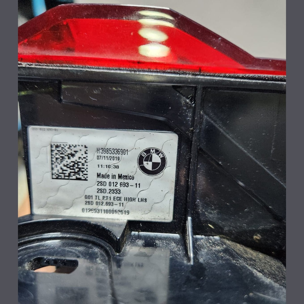 2018 BMW X3 Tail Light 9853369 X3 G01 Left side ECE EUROPE VERSION