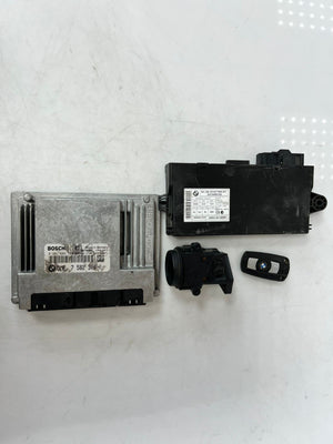 2006-2009 BMW X5 4.8I Engine Control Unit 7582306 N62N ECU SET RHD + CAS + 1KEY