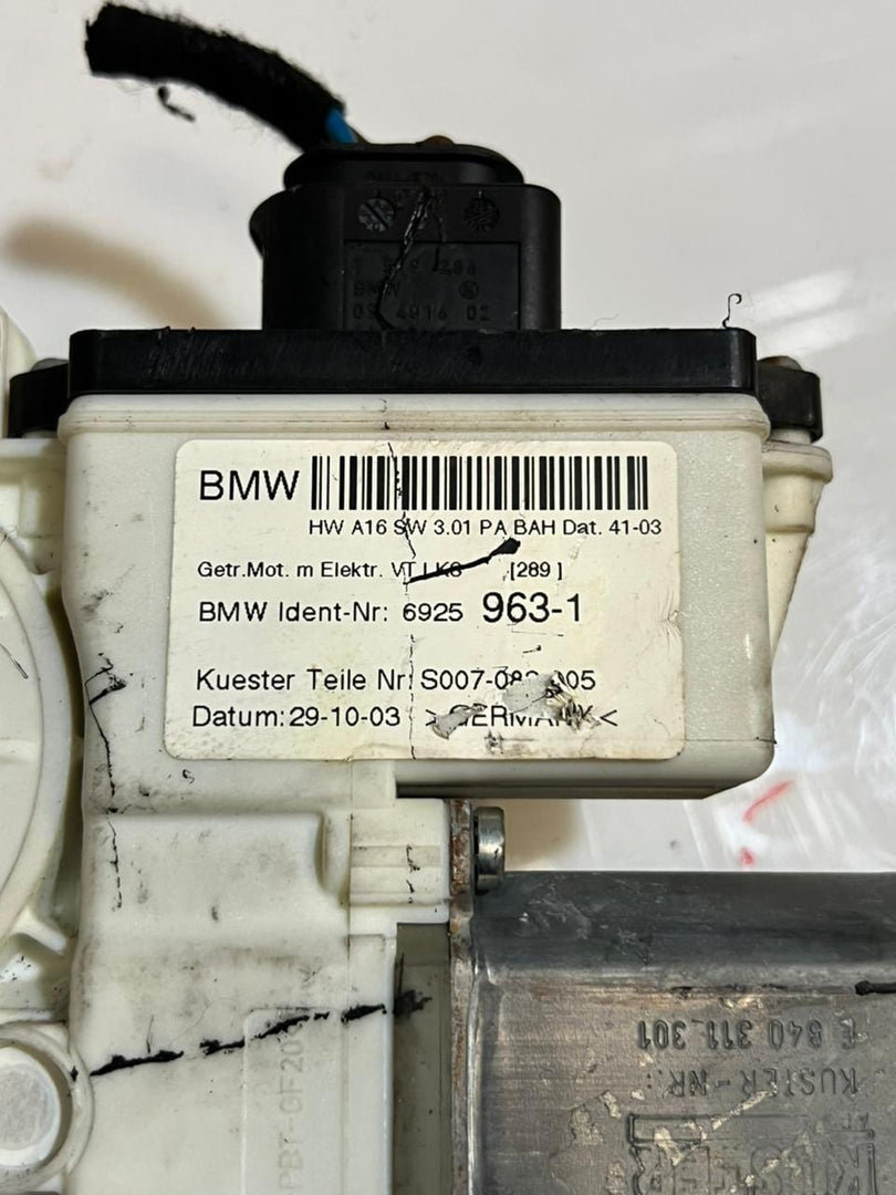 2004-2010 BMW X3 E83 Front LEFT Door Window Regulator Motor 6925963 OEM