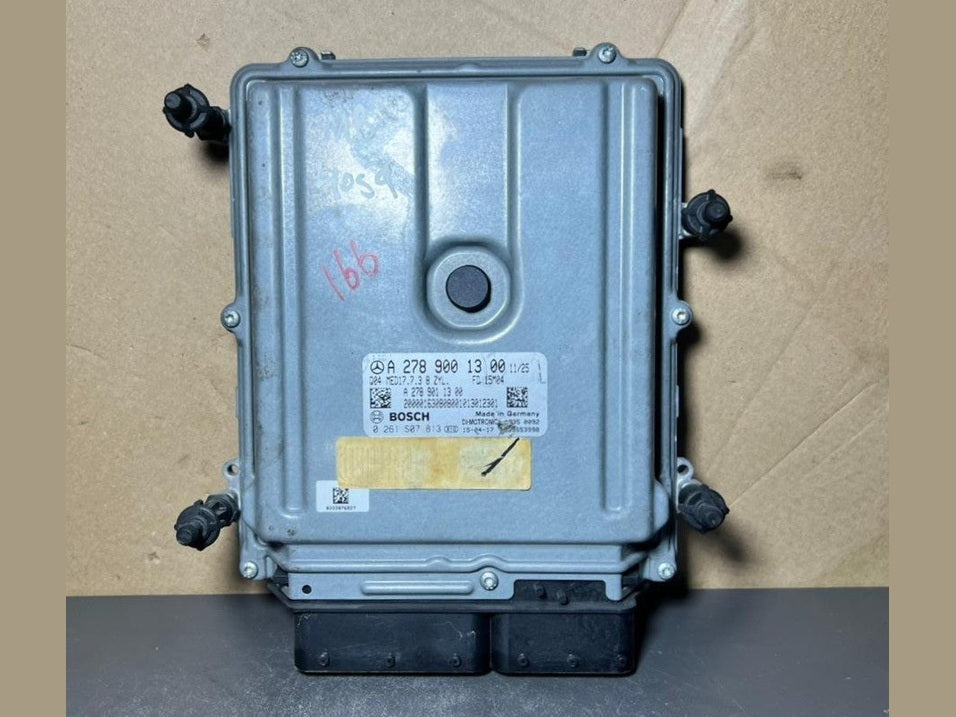 12-18 Mercedes W166 GL450 Engine Control Module Unit ECM ECU A278 9001300 OEM