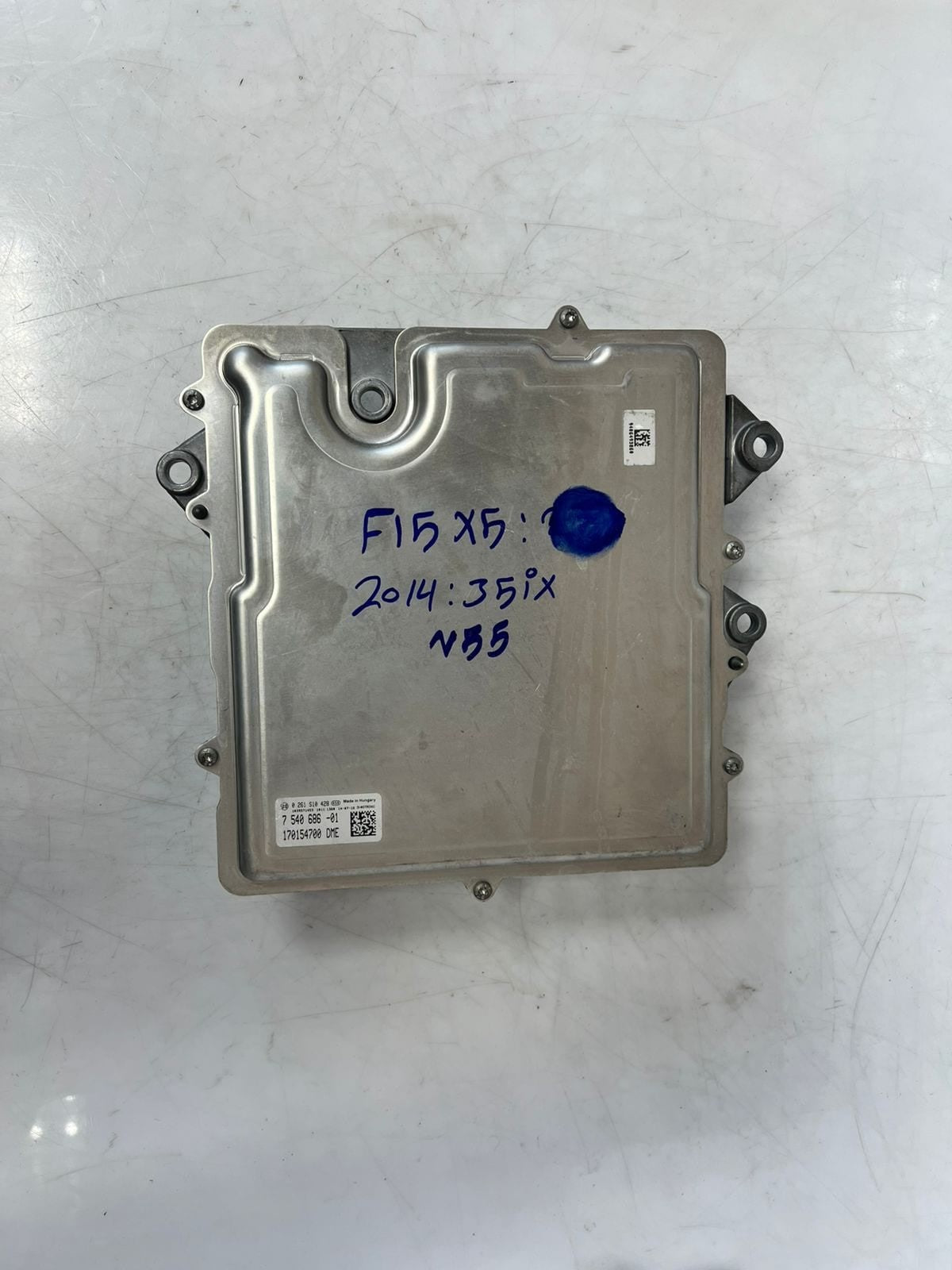 2014 BMW 335i X5 F15 N55 Engine Control Unit ECU SET DME+BDC+1KEY 7540686 OEM