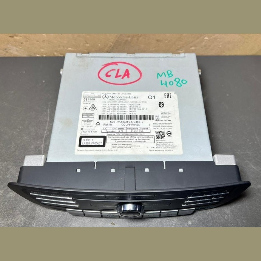 13–16 Mercedes-Benz W246 CLA Radio Audio Head Unit CD Player A246 9007815 OEM
