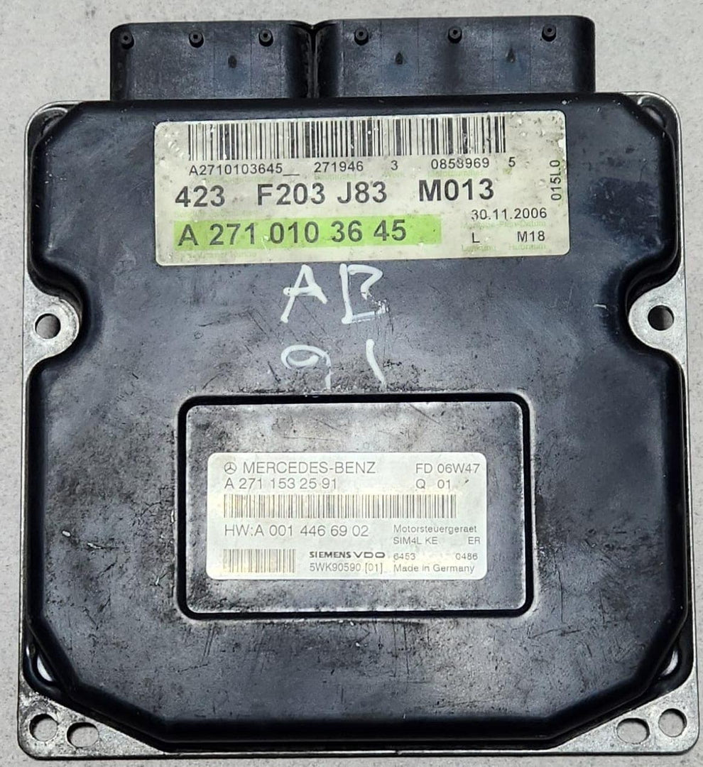 Benz Engine Control Unit A2710103645 CLC W203 C-Class 1.8 Petrol