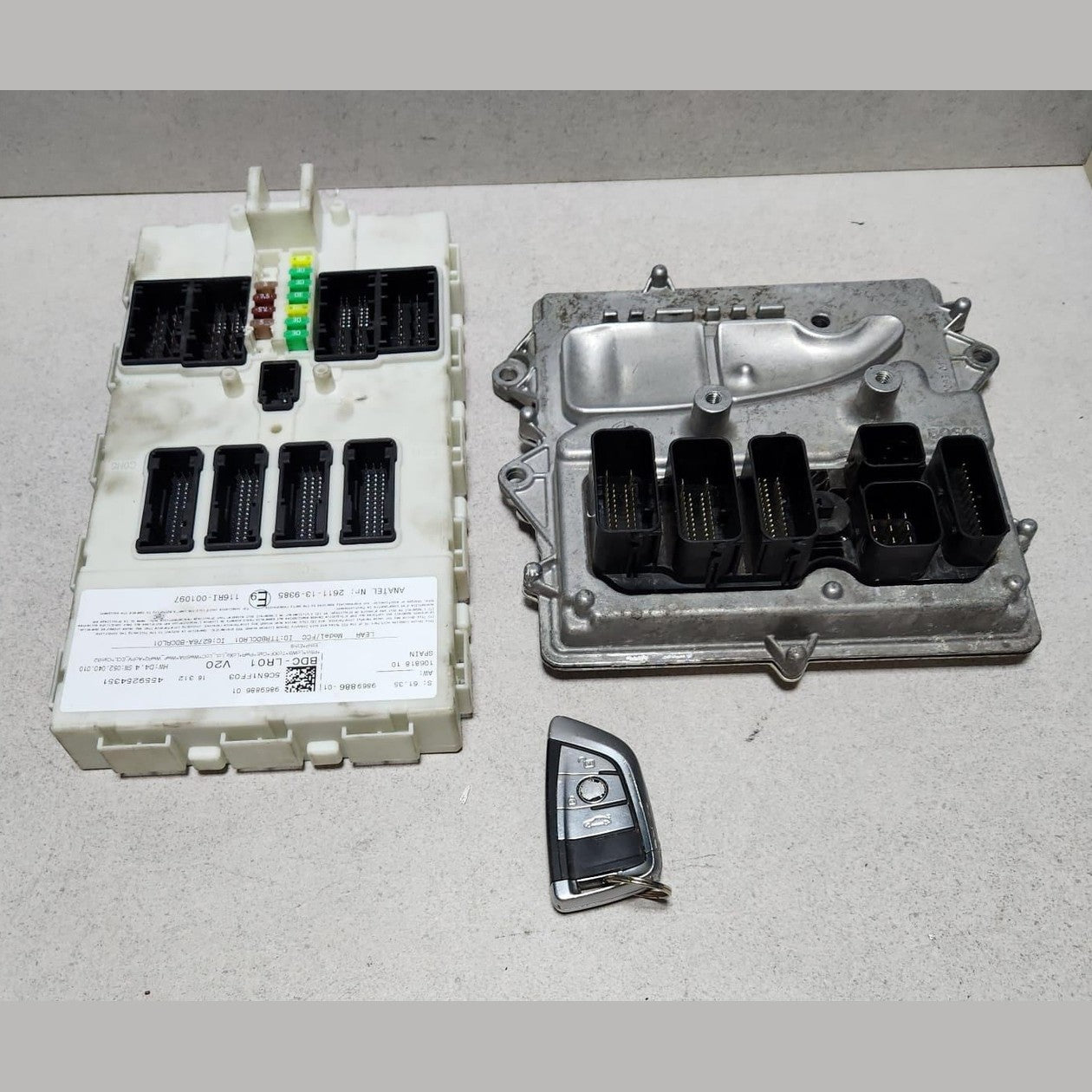 2017 BMW X5 Engine Control Module 8674949 N55 F16 3.0 ECU SET 