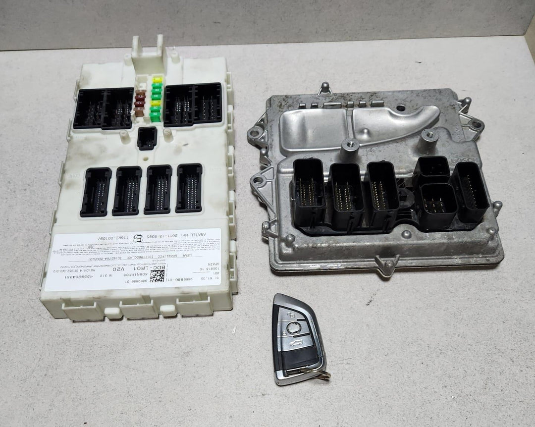 2017 BMW X5 Engine Control Module 8674949 N55 F16 3.0 ECU SET 