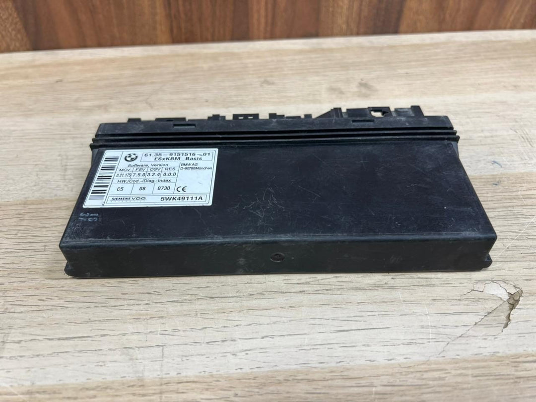 2006-2010 BMW 550i Body Control Module 9151516 E60 E63 E64 models including 550i