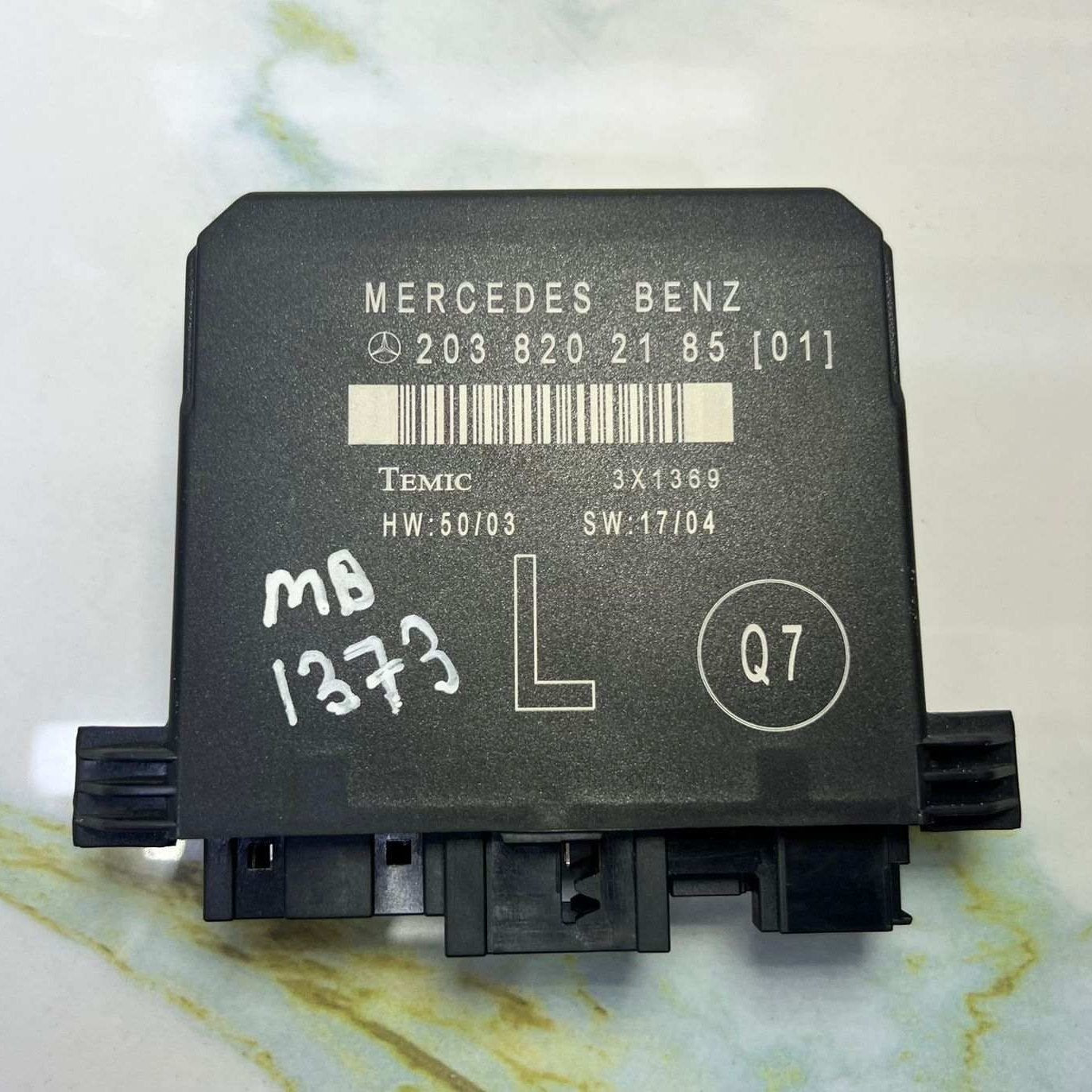 Mercedes-Benz Rear Left Door Control Module 203 8202185 C-Class W203