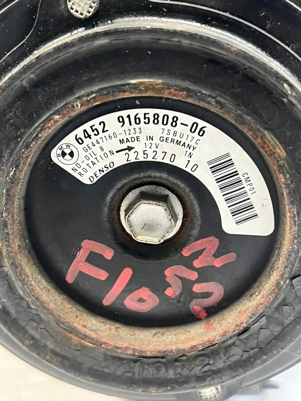2010-2017 BMW 5' 7' 530i F01 F02 F03 F04 F10 Air Conditioning Compressor 9165808