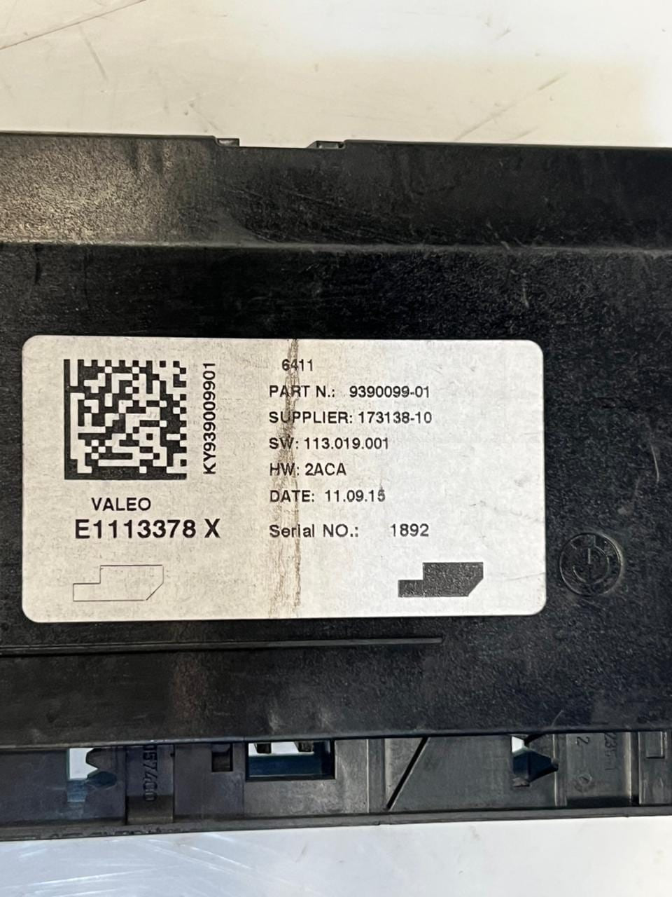 BMW F30 F31 F35 F82 M4 AIR CONDITIONING Climate Control Module Auto 9390099 OEM