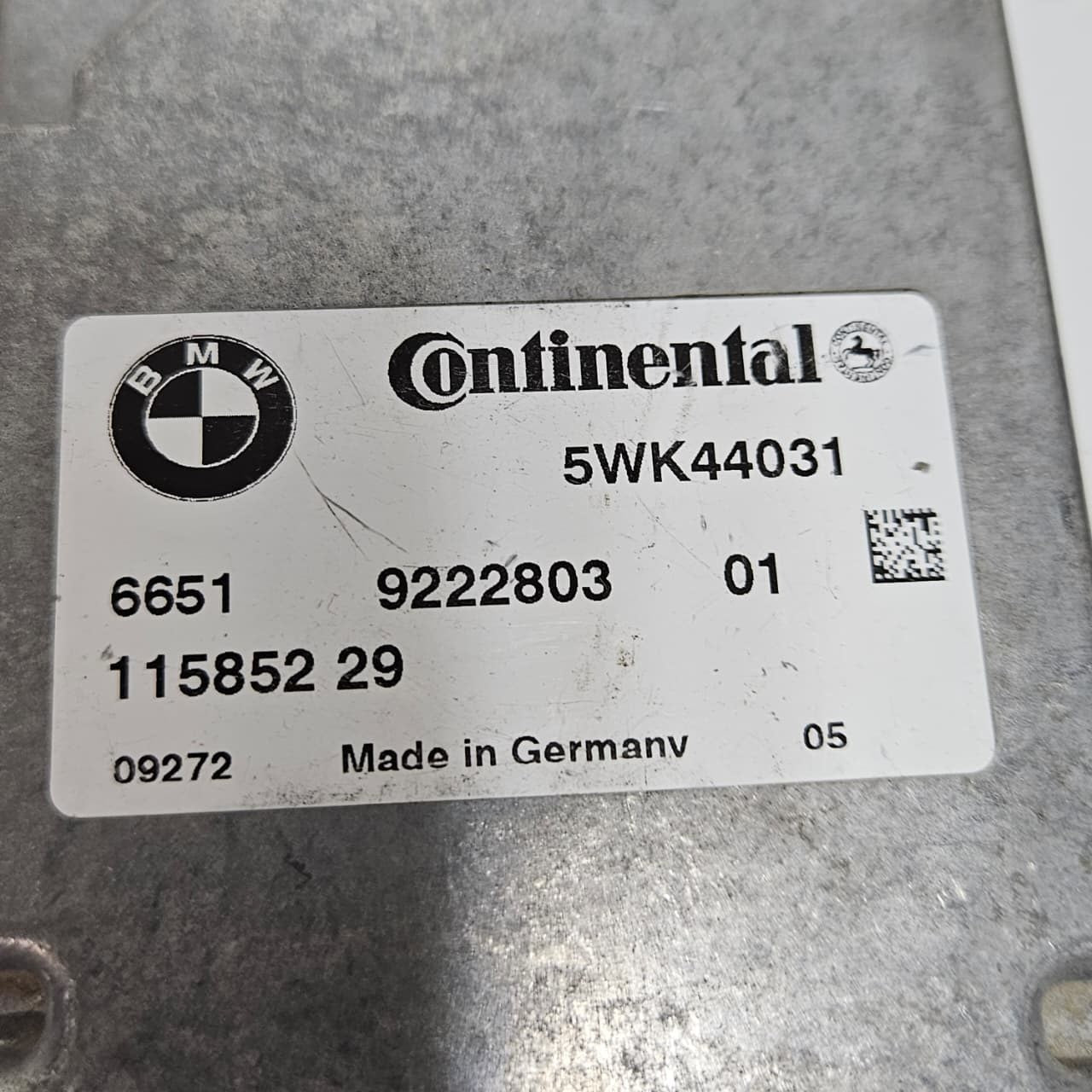 OEM BMW 7 Series F01 F02 F03 F04 Camera Control Module 9222803
