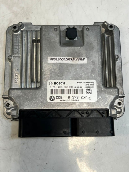 2013 BMW 5' F10 520D N47N Engine Control Unit (ECU) SET DDE+CAS4+2KEYS 8573257